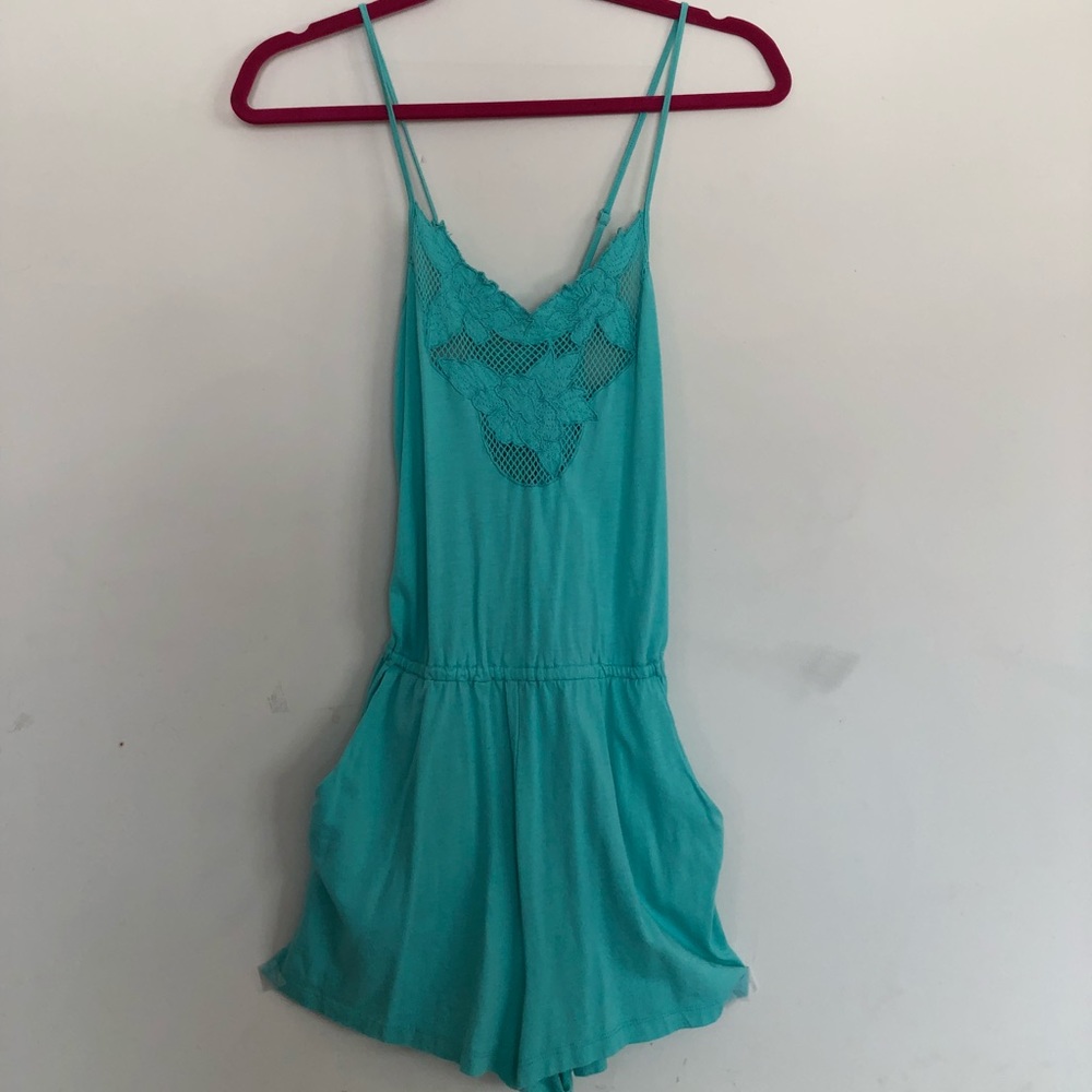 Teal Romper